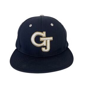Georgia Tech Fitted Cap Hat PTS20 Size LG-XL Richardson Hat Black